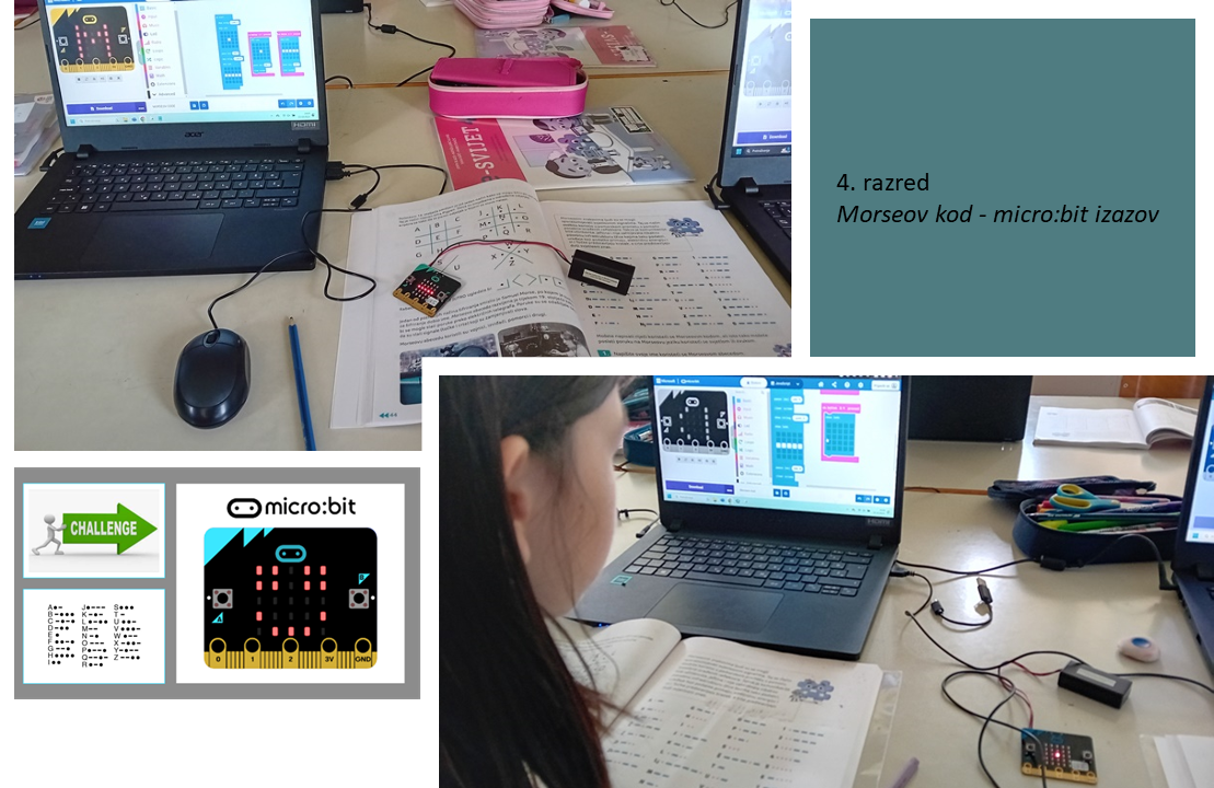 Morseov kod - microbit izazov 